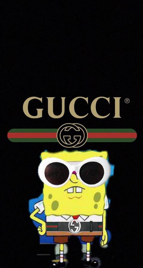 gucci spongebob wallpaper|gucci cartoon wallpaper.